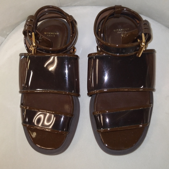 Classic Givenchy Runway embellished brown gladiators size 5 - Picture 3 of 7